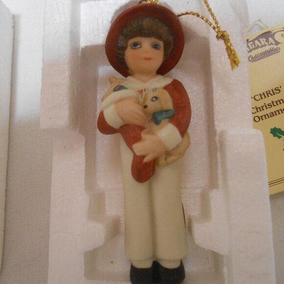 JAN HAGARA LIMITED EDITION CHRIS CHRISTMAS ORNAMENT NIB 1984 RARE COLLECTABLE π - Picture 9 of 9